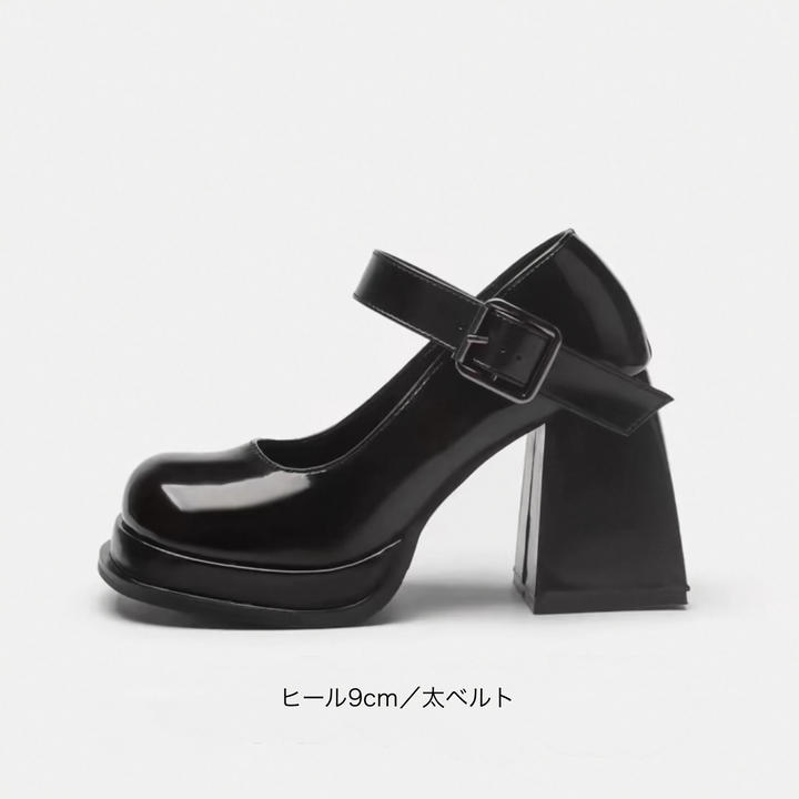 Gothic Mary Jane Pumps / V1161