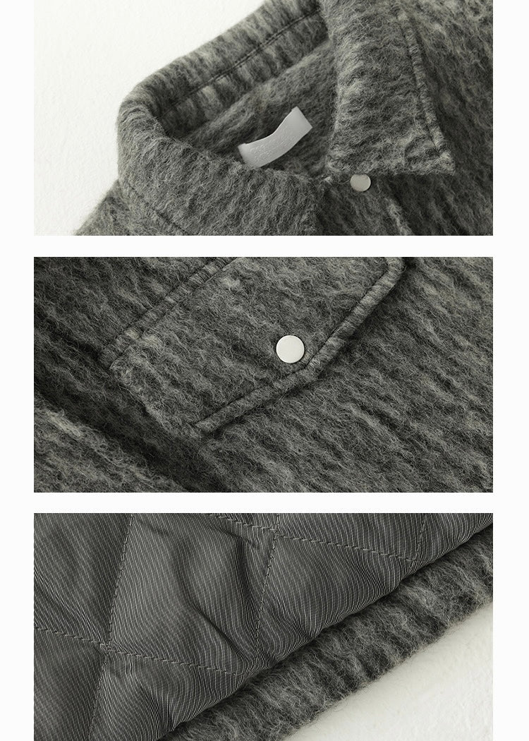 wool padded coat padded jacket / AS1170