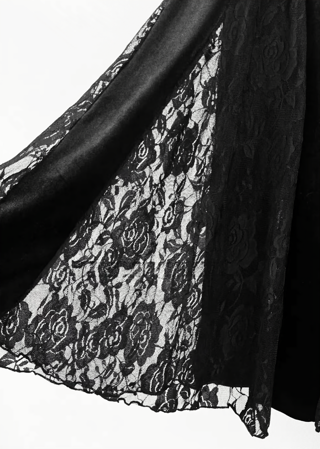 GOTHIC LACE VELVET MERMAID DRESS / LG1732