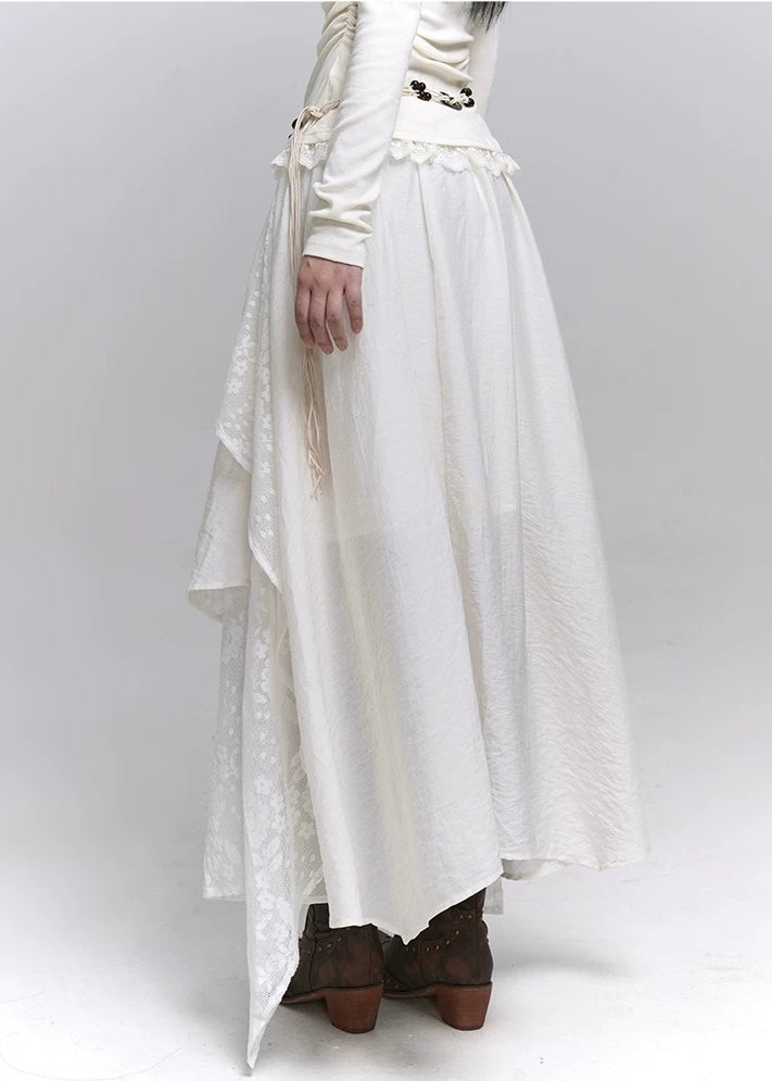 Dual Layer Lace Skirt/lg1349 