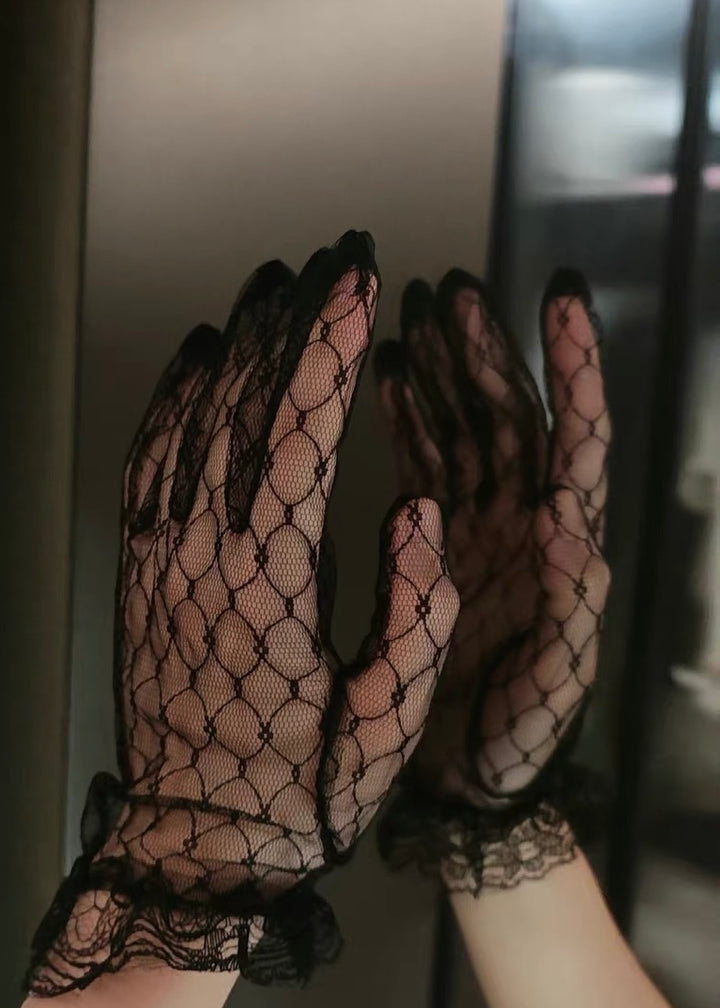 MIDNIGHT VEIL GLOVES / A1133_e4r