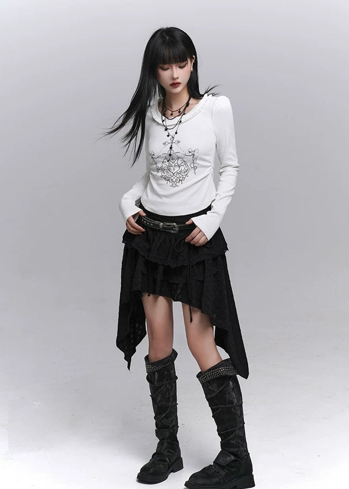 Mystic Symbol Long Sleeve Top / lg1362