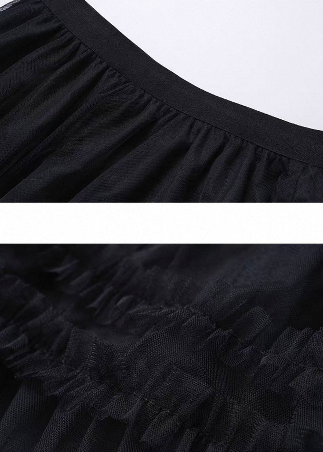 IRREGULAR LACE LAYERED SKIRT / LG1549