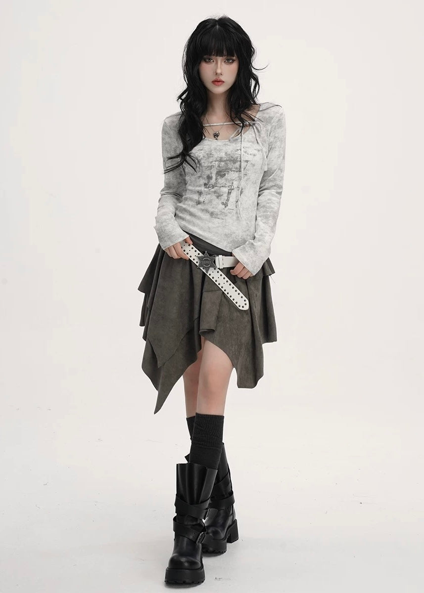 Fake Layered String Tops / LG1396