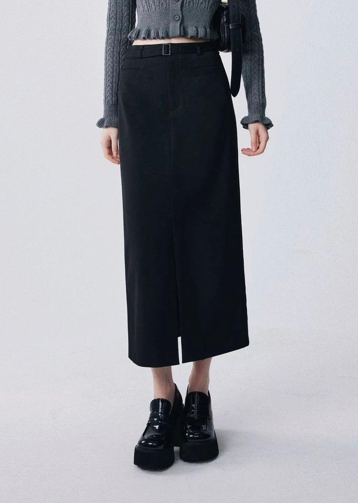 college style midi skirt / mu1129