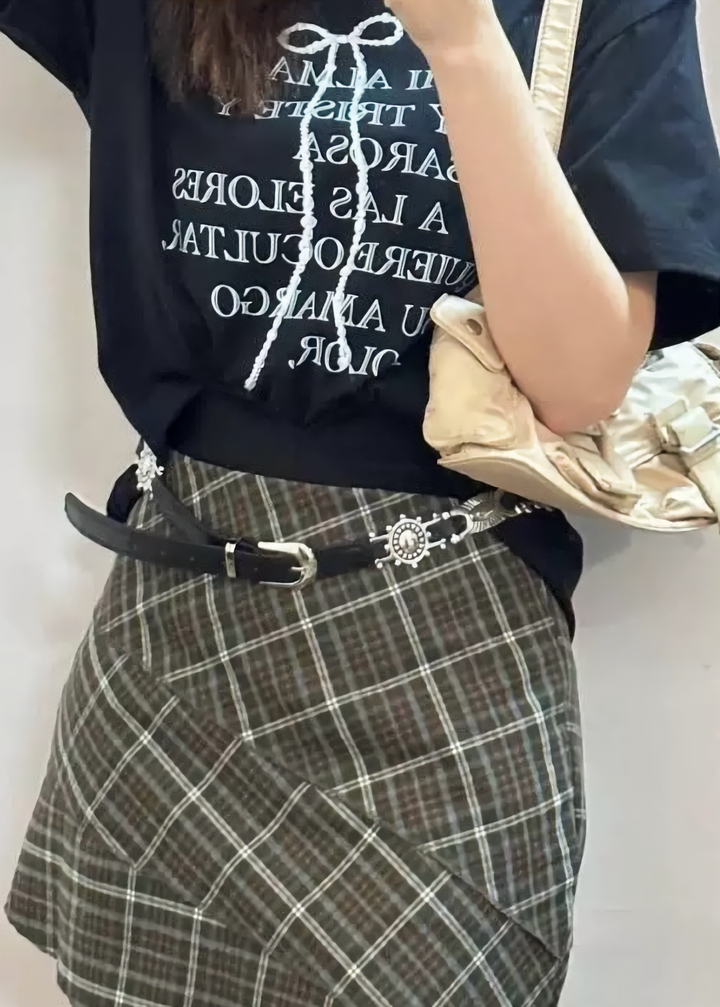BOHEMIAN METAL BUCKLE BELT/A1136
