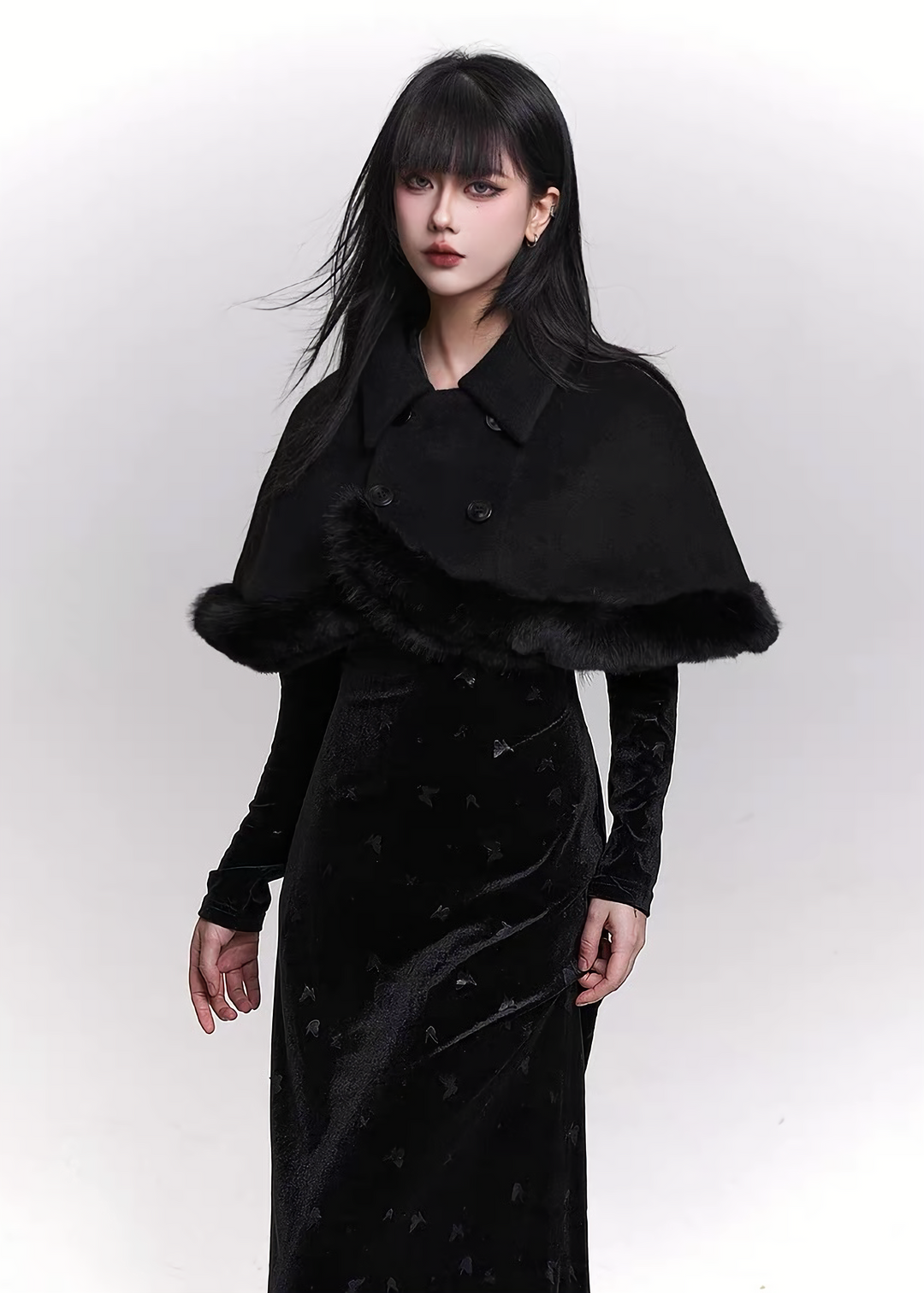 UMBRAL FUR TRIM CAPE / LG1464