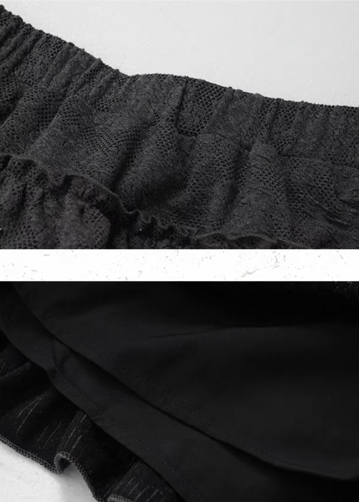 FRILL TIER MINI SKIRT / LG1426