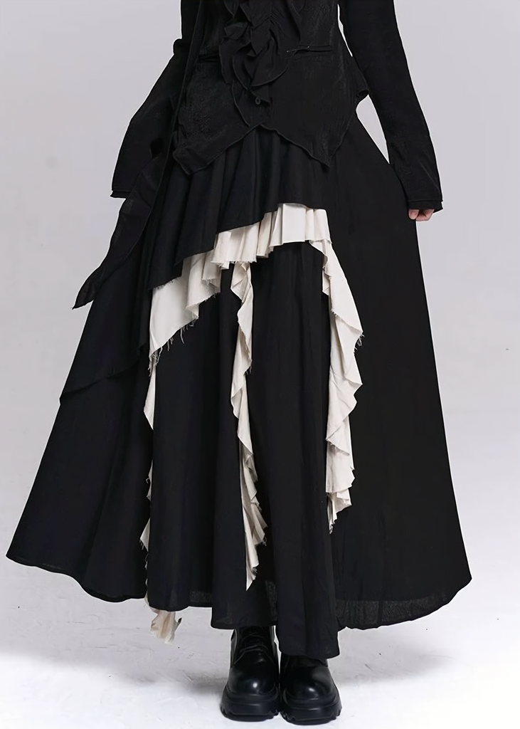 IRREGULAR LAYERED LONG SKIRT / LG1524 – EU4RIA