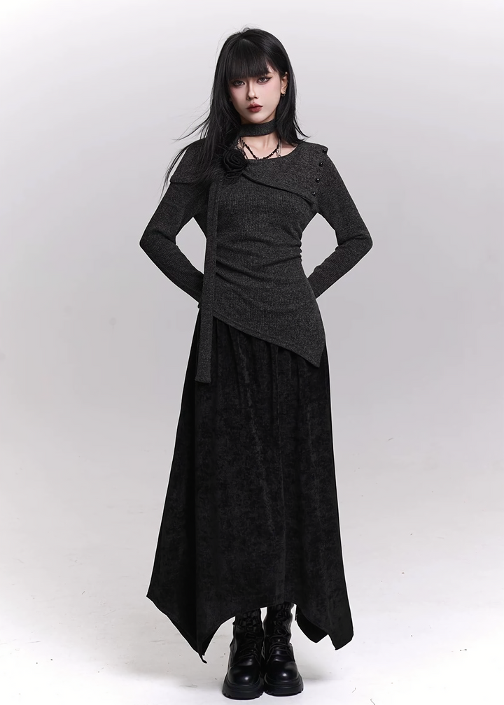 SHADOW LAYERED TWO-PIECE SET / LG1476