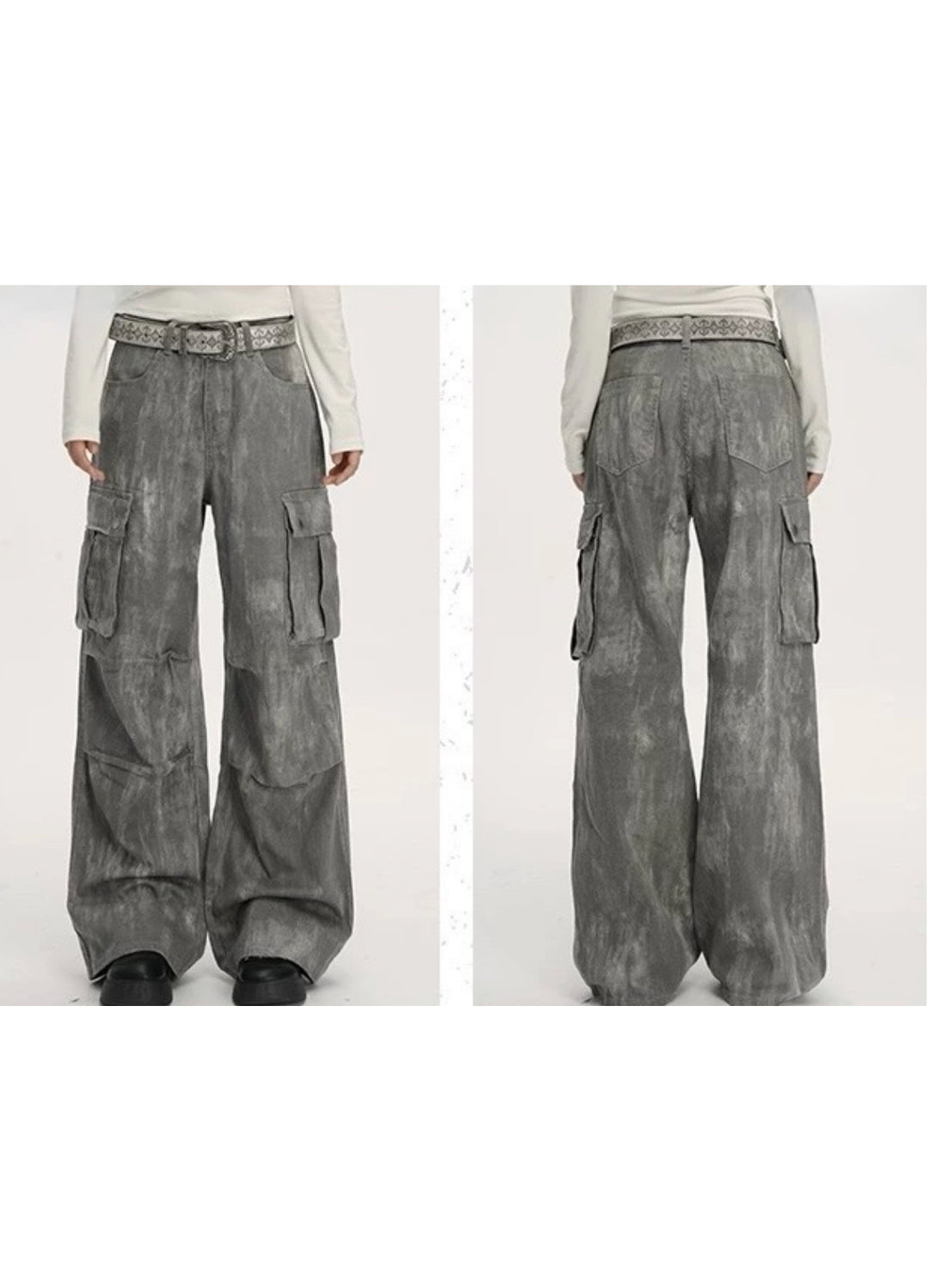 VINTAGE WASHED CARGO PANTS / LG1383