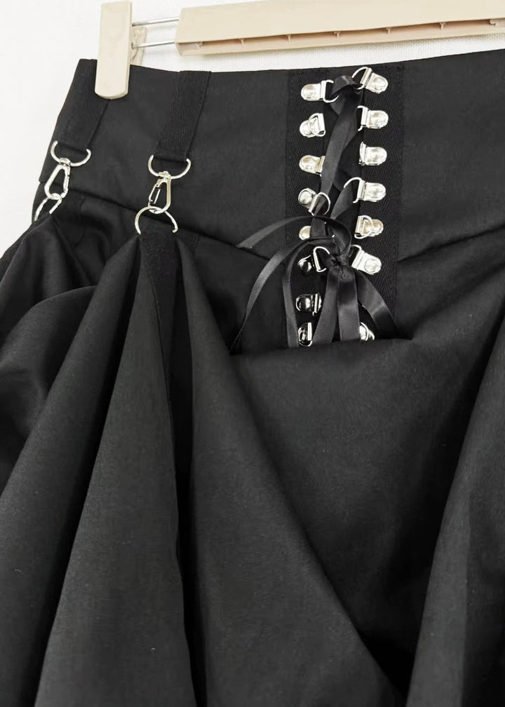 DRAPE HIGH WAIST SKIRT / LG1578