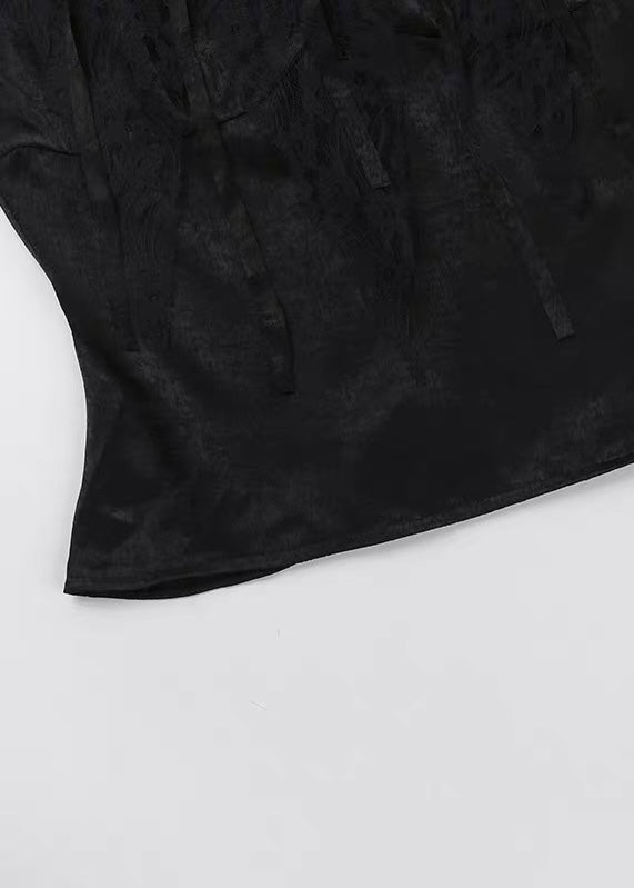 GOTHIC CROSS LACE HALTER TOP / LG1580