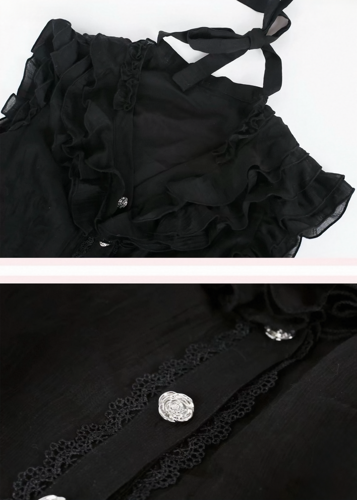 DARK DOLLY LACE SETUP &amp; GOWN / LG1647