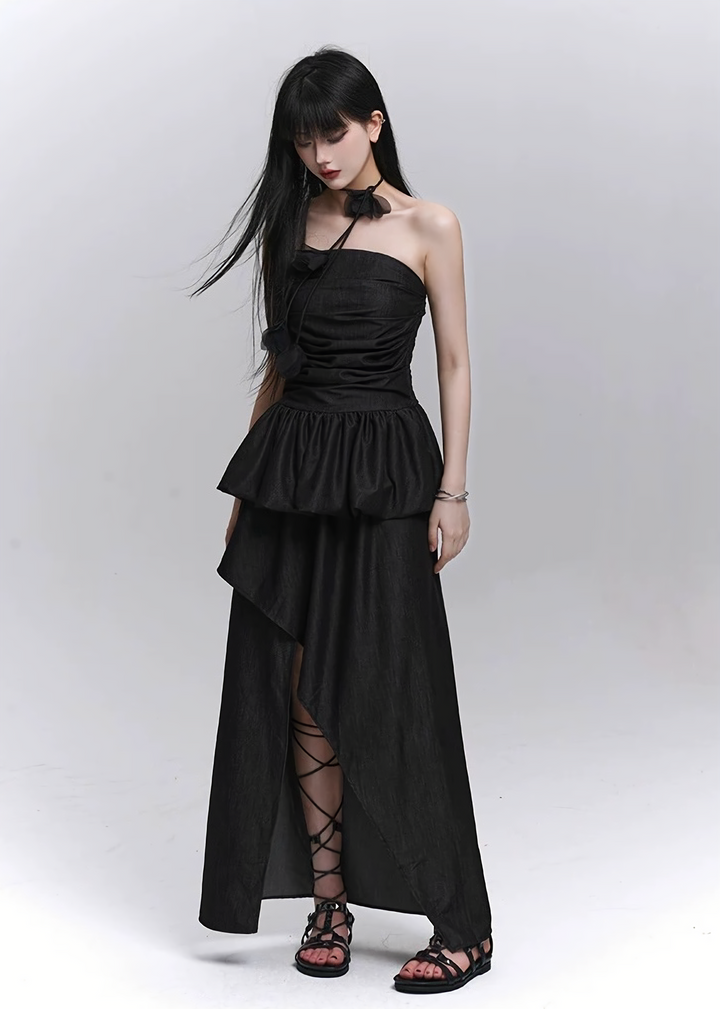 Asymmetrical peplum setup/lg1274_e4r