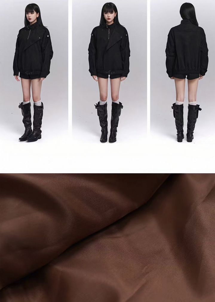 STRUCTURED SUEDE OVER JACKET / LG1440