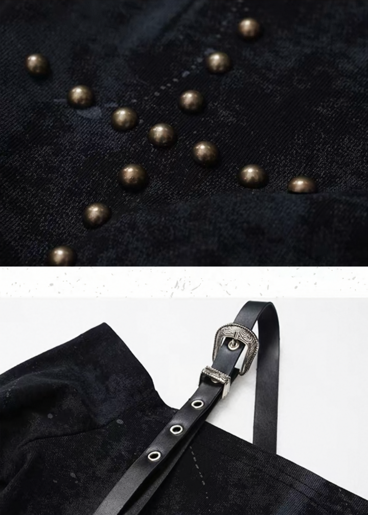 ASYMMETRIC SHOULDER CROSS TOP / LG1422