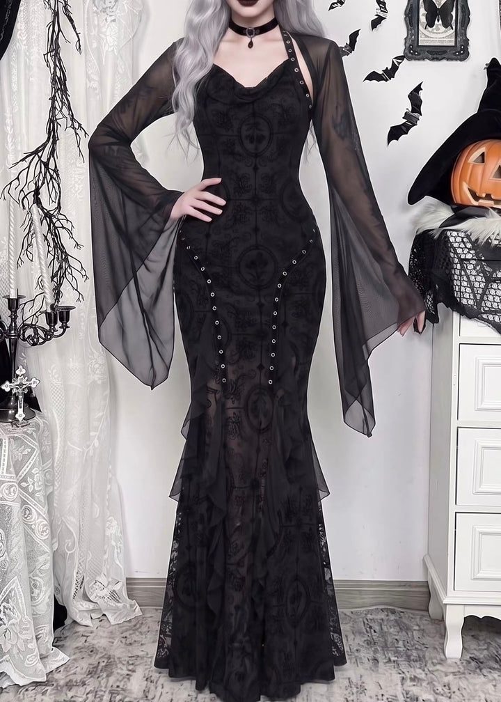 GOTHIC LACE MERMAID DRESS SET / LG1661