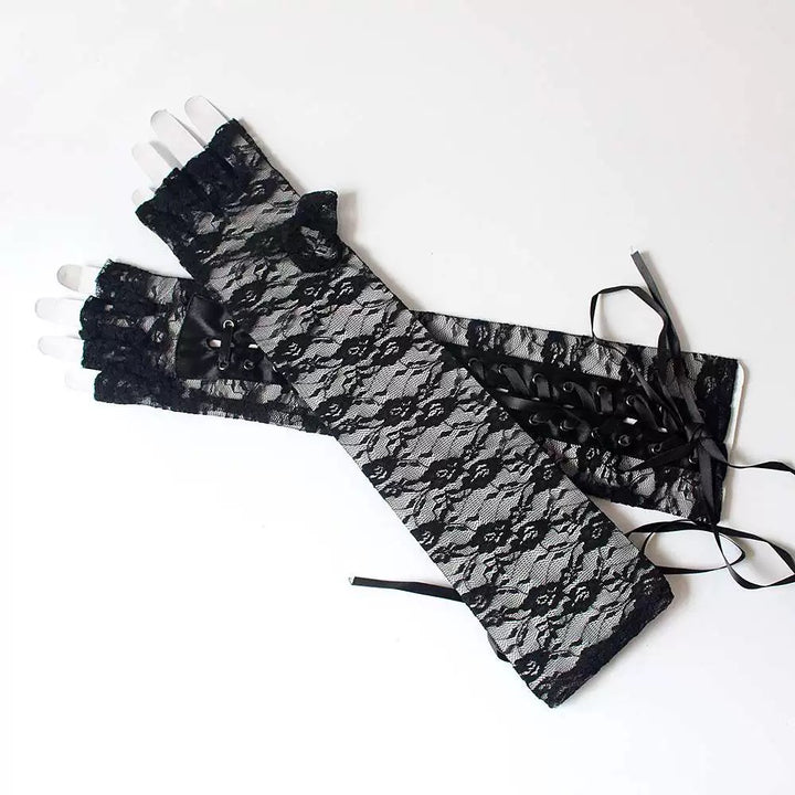 Gothic Lace-up Arm Cover / A1127