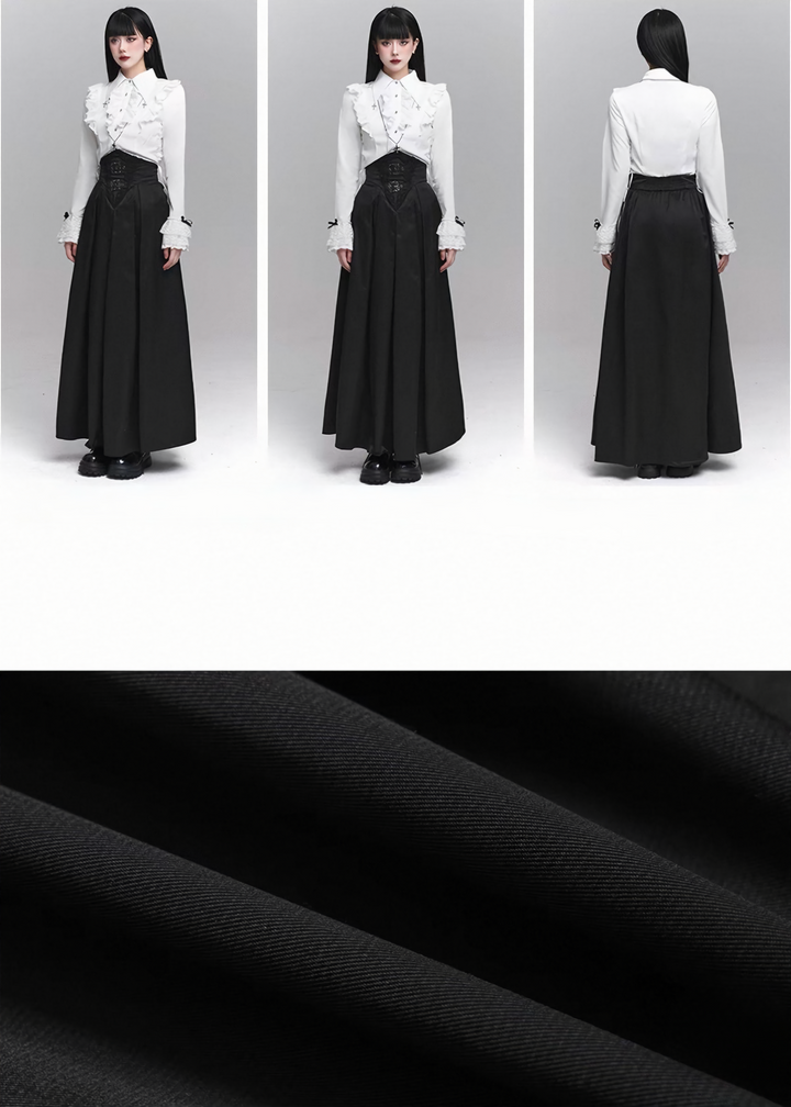 Classic Gothic Long Skirt Set