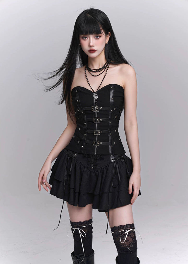 gothic belt corset wear / LG1244