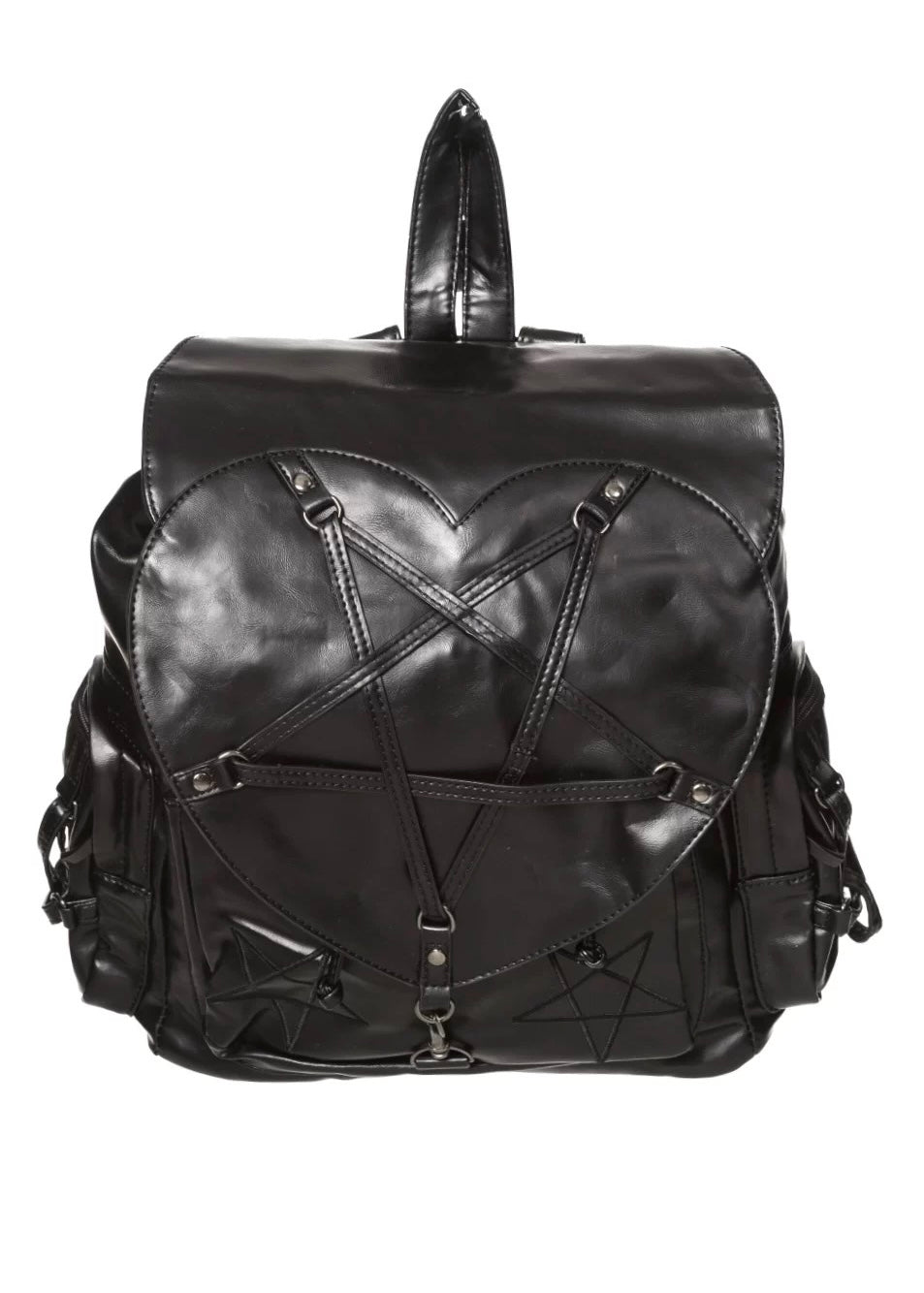 Gothic Lolita Love Pentagram Backpack / b1104