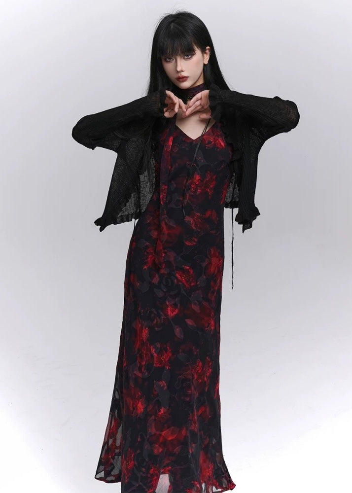 see-through blouse cardigan / LG1276_e4r