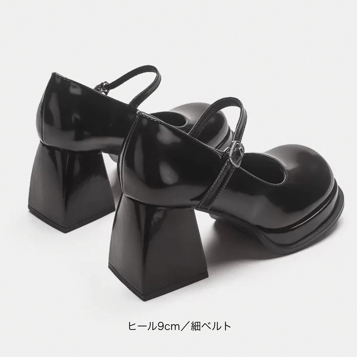 Gothic Mary Jane Pumps / V1161