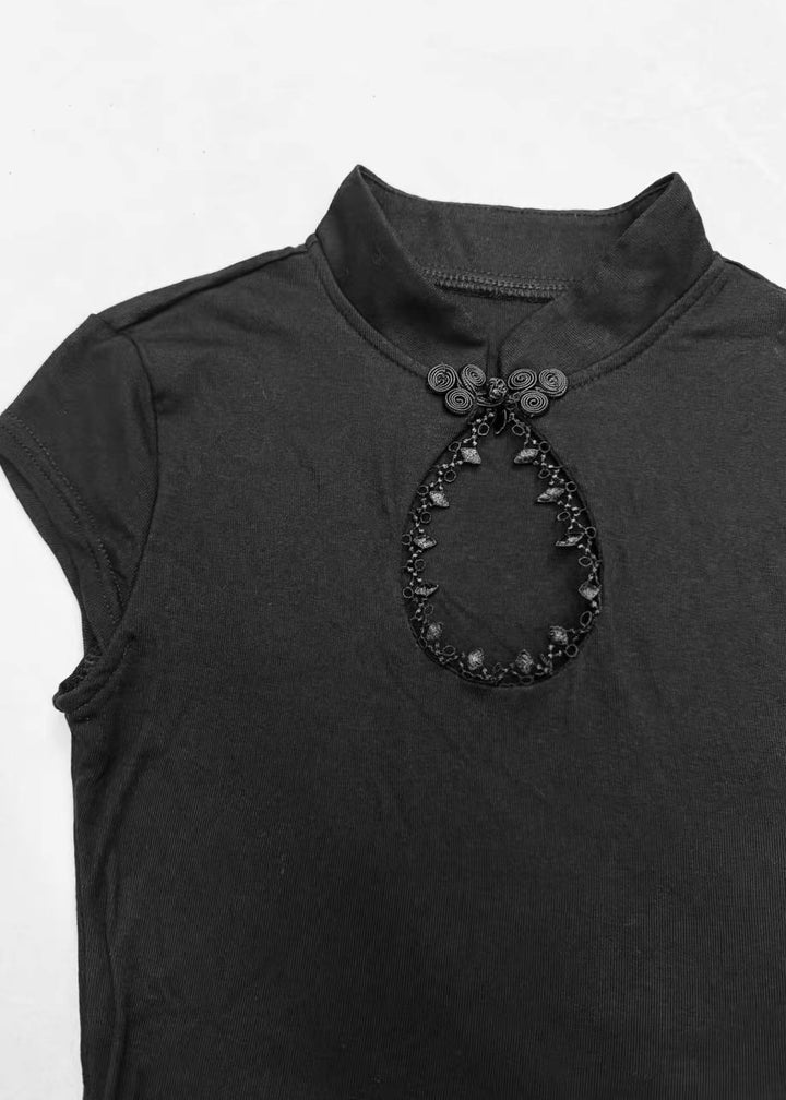 DARK China Cutout Top / LG1680