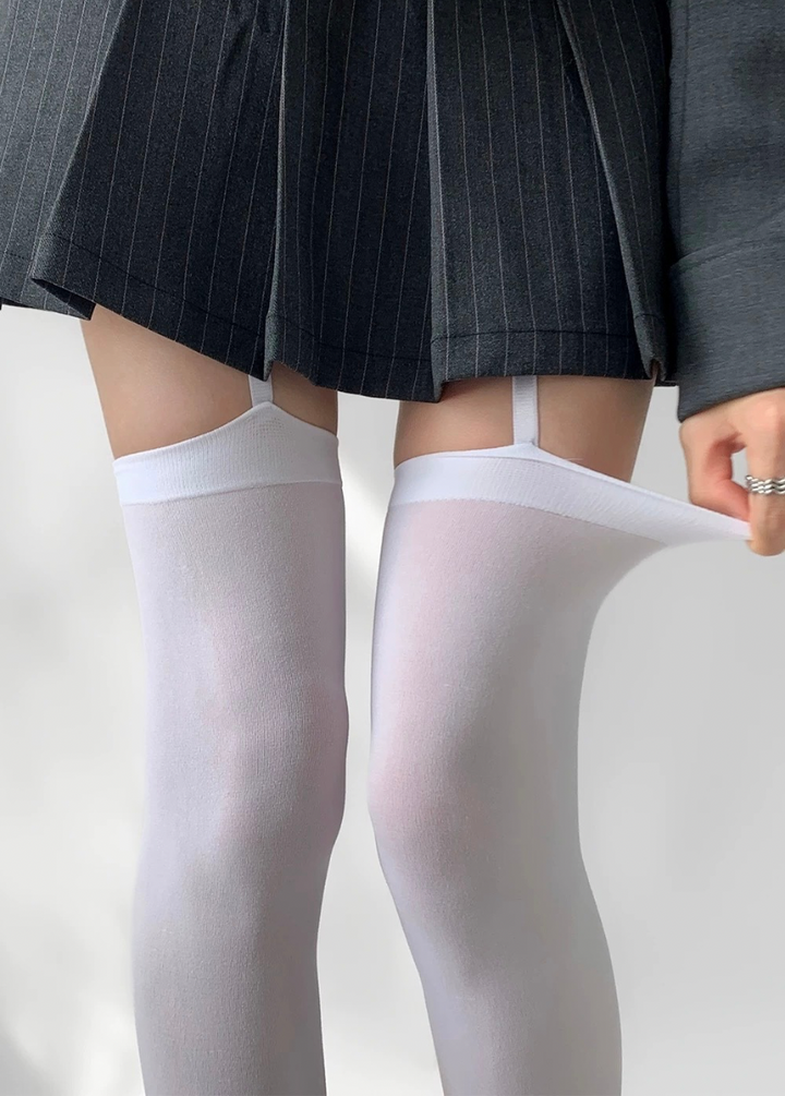 french suspender stockings / Y1108_e4r