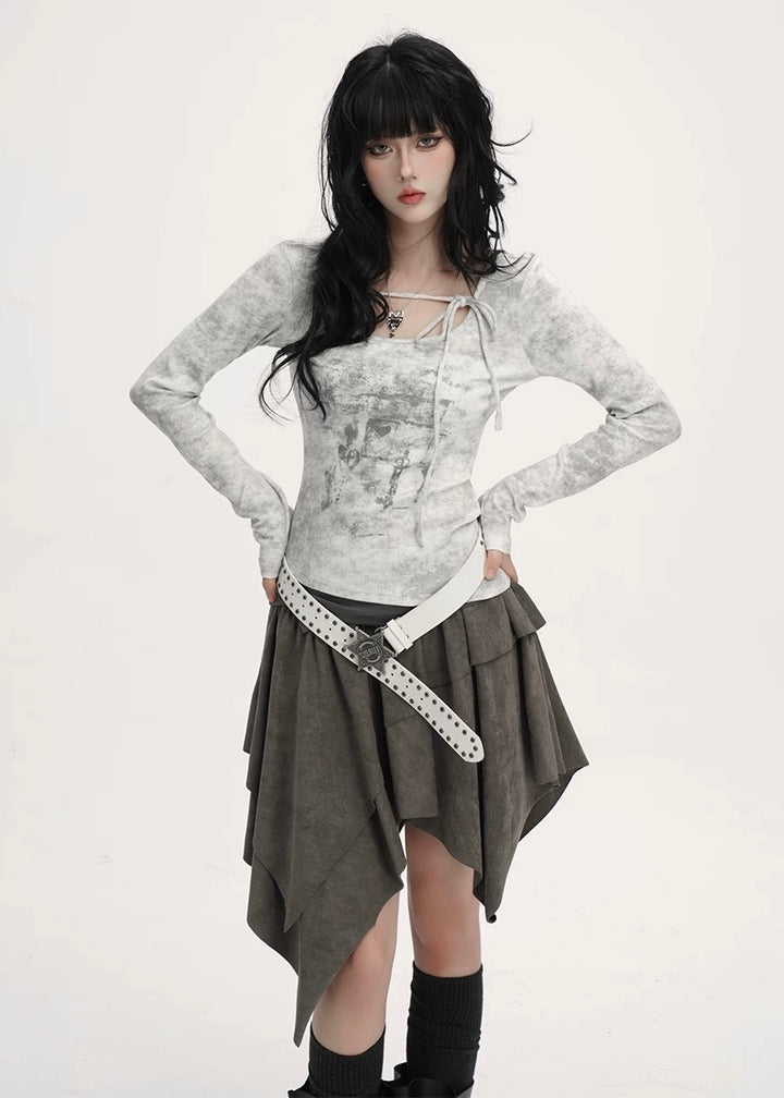 Fake Layered String Tops / LG1396