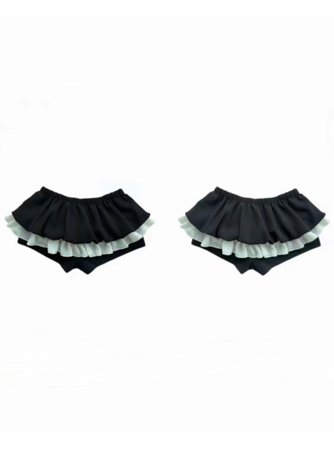 GOTHIC FRILL CROSS TOP SET / LG1626