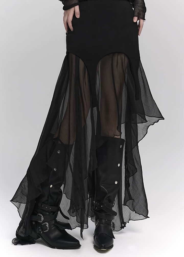 See-through black dress setup / lg1145 
