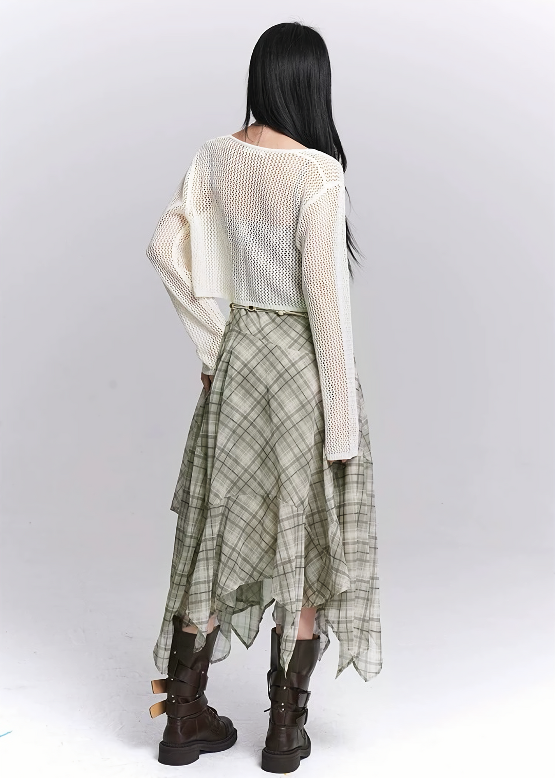 LIGHT MESH SHORT CARDIGAN / LG1546