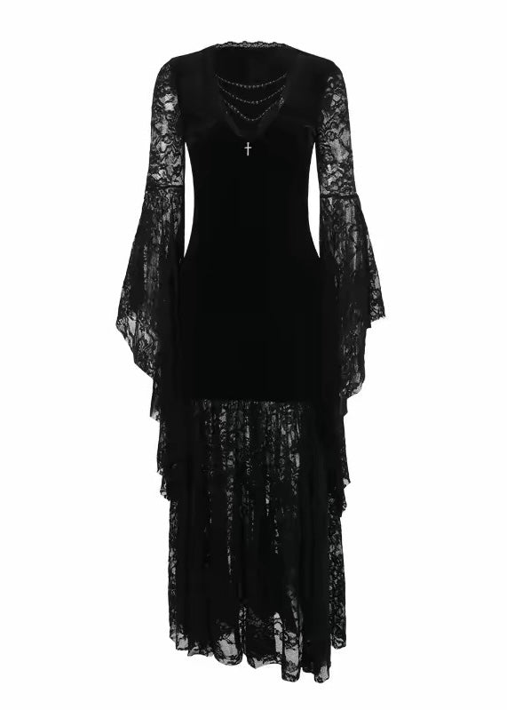 gothic retro velvet dress / LG1209