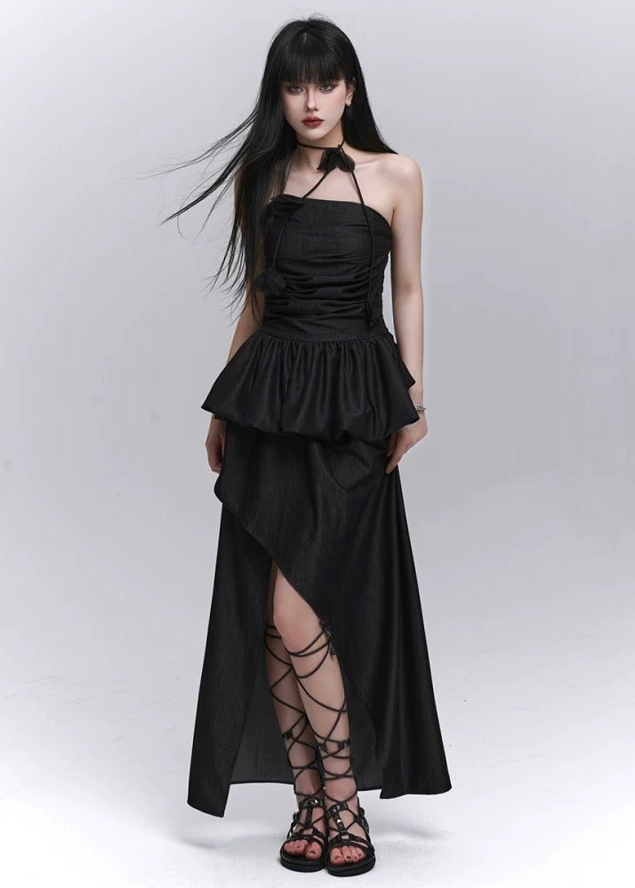 Asymmetrical peplum setup/lg1274_e4r