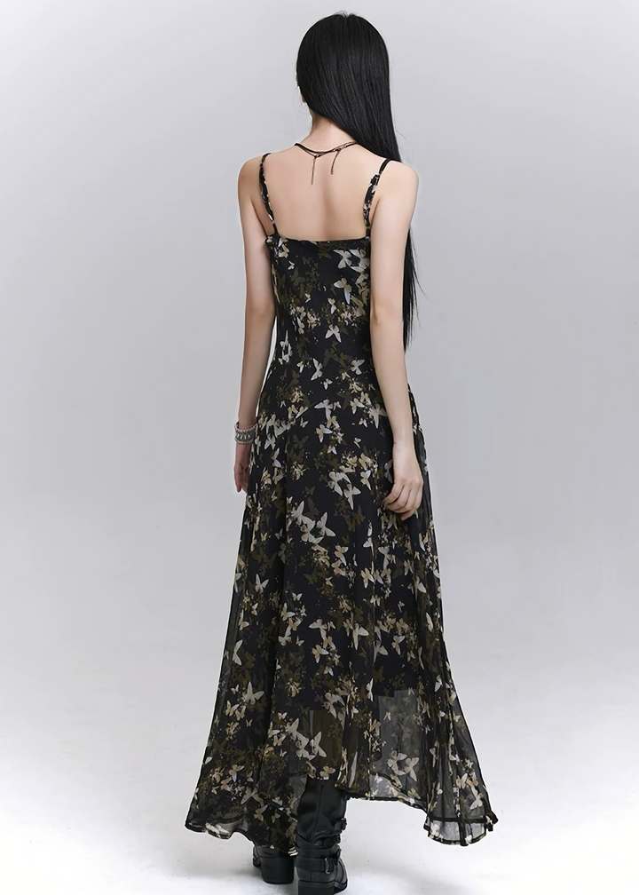 Midnight Bloom Cami Dress / LG1296