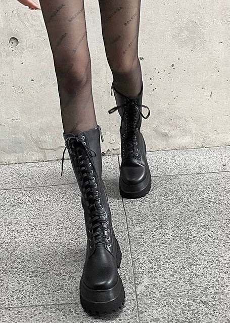 SHADOW PLATFORM LONG BOOTS / V1160