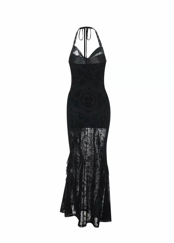 GOTHIC LACE MERMAID DRESS SET / LG1661