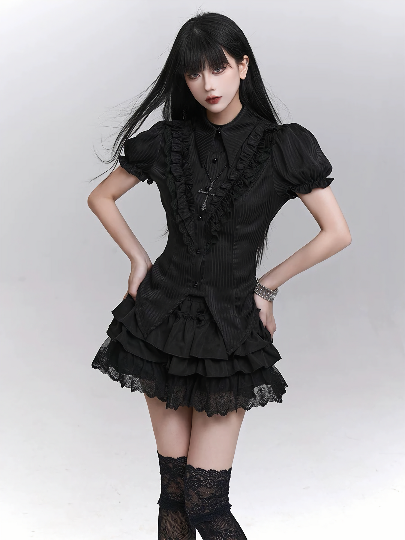 Gothic Rias Gothic Ruffle Classic Set – EU4RIA