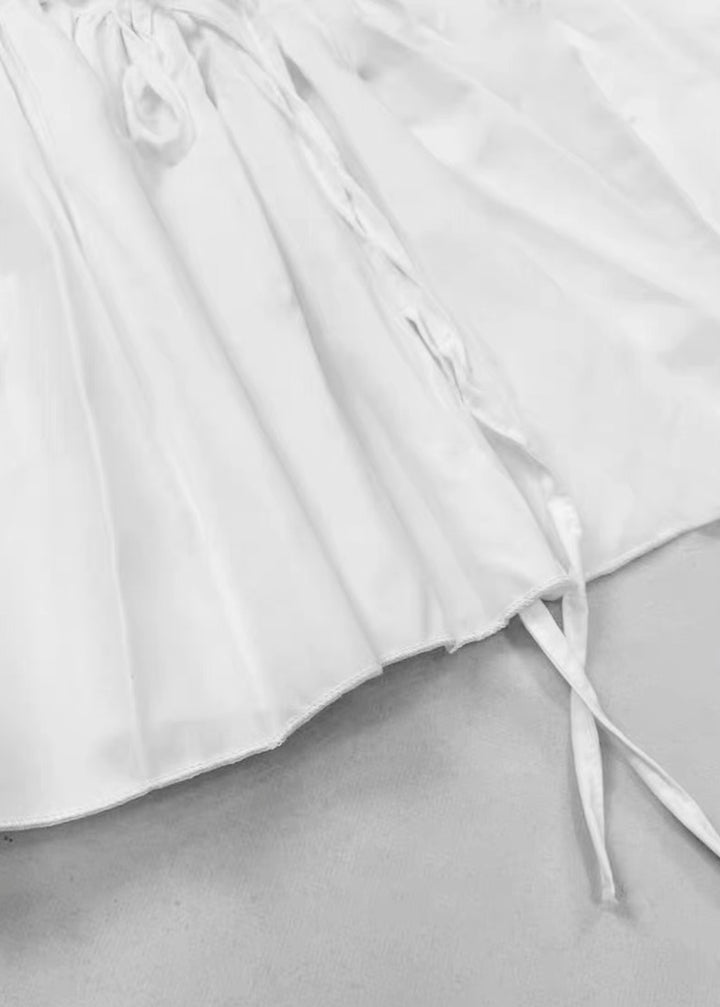 GOTHIC WHITE CORSET DRESS SET / LG1615