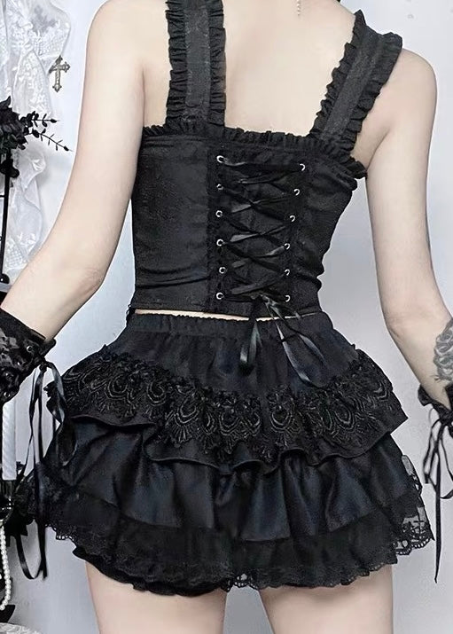 GOTHIC CORSET TOPS &amp; SKIRT / LG1611