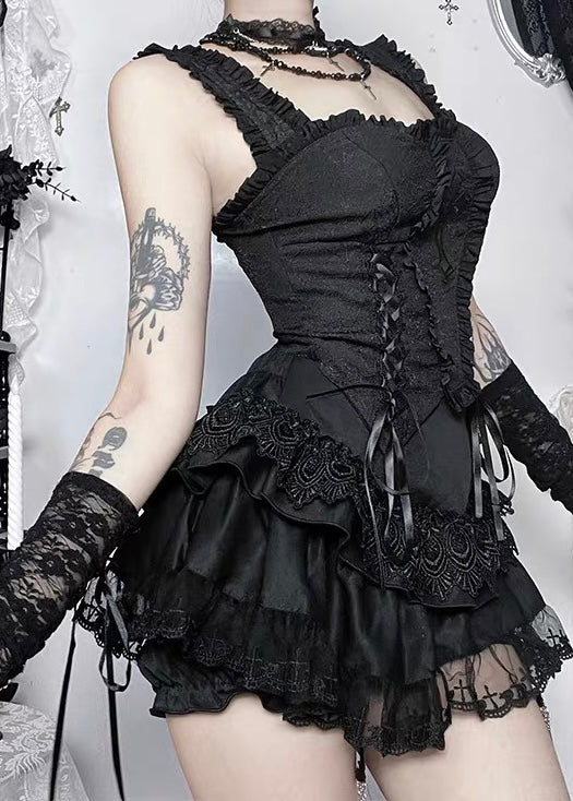 GOTHIC CORSET TOPS &amp; SKIRT / LG1611