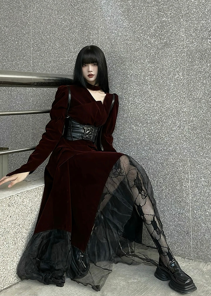VELVET NOCTURNE DRESS / LG1268