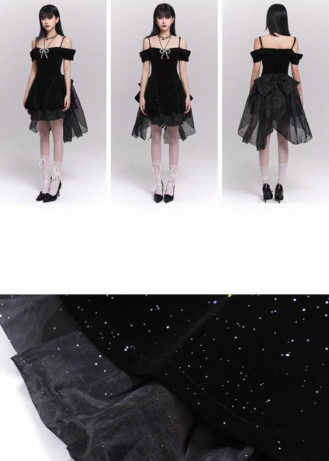 LVET BIJOU RIBBON DOLL DRESS / LG1483