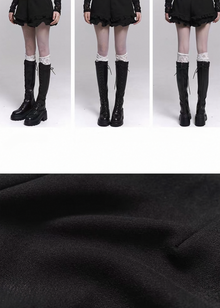 FRILL HEM SHORT PANTS / LG1498