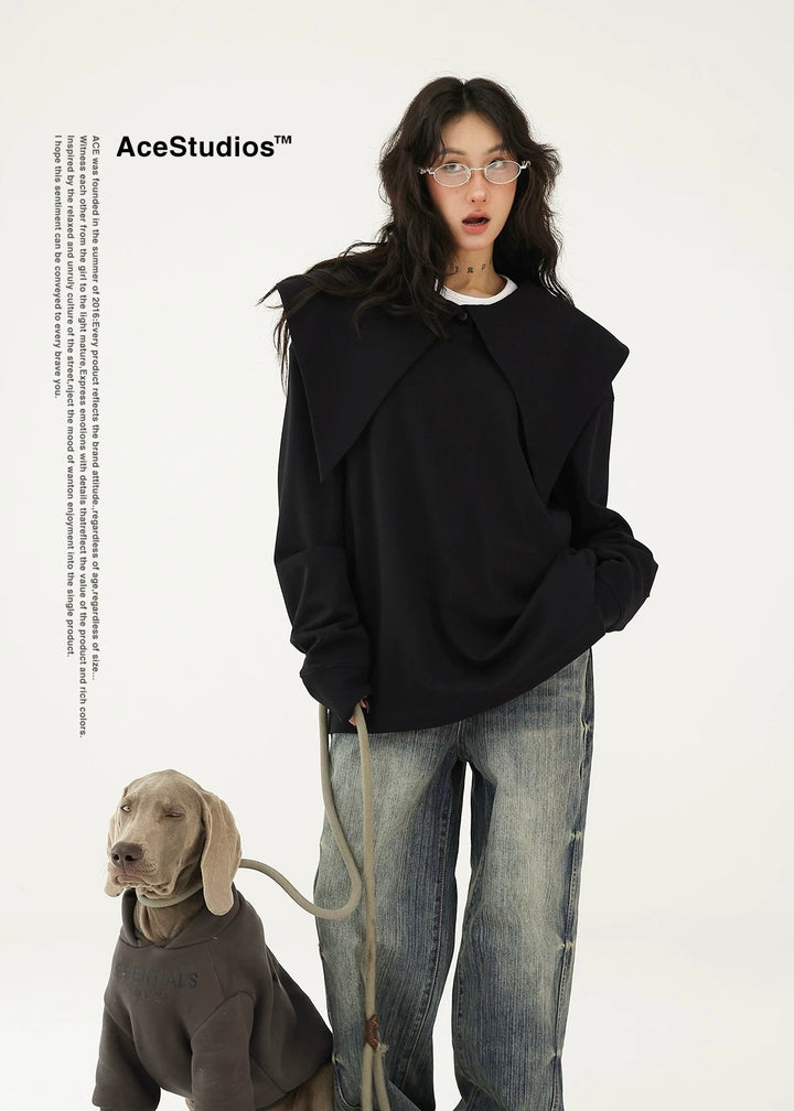 Pullover Lazy Style Long Sleeve T-Shirt / AS1168