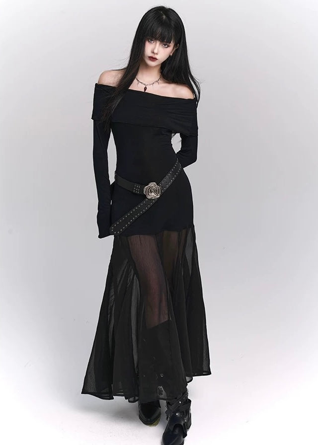 【당일 배송】Open shoulder dress / LG1140 