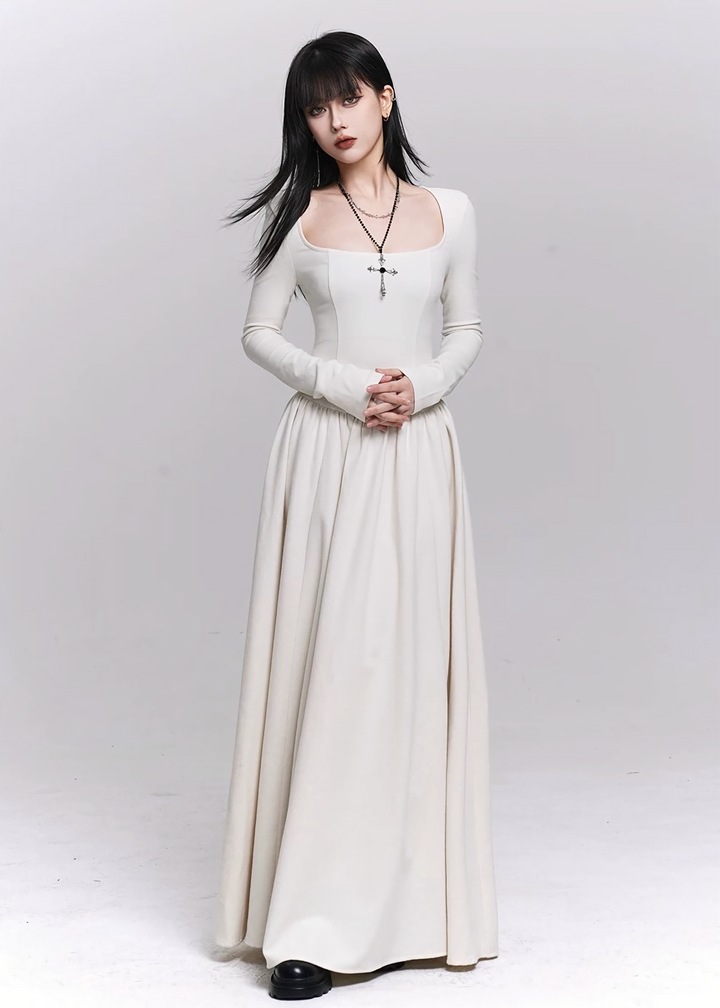 WHITE CEREMONY CAPE SET / LG1484