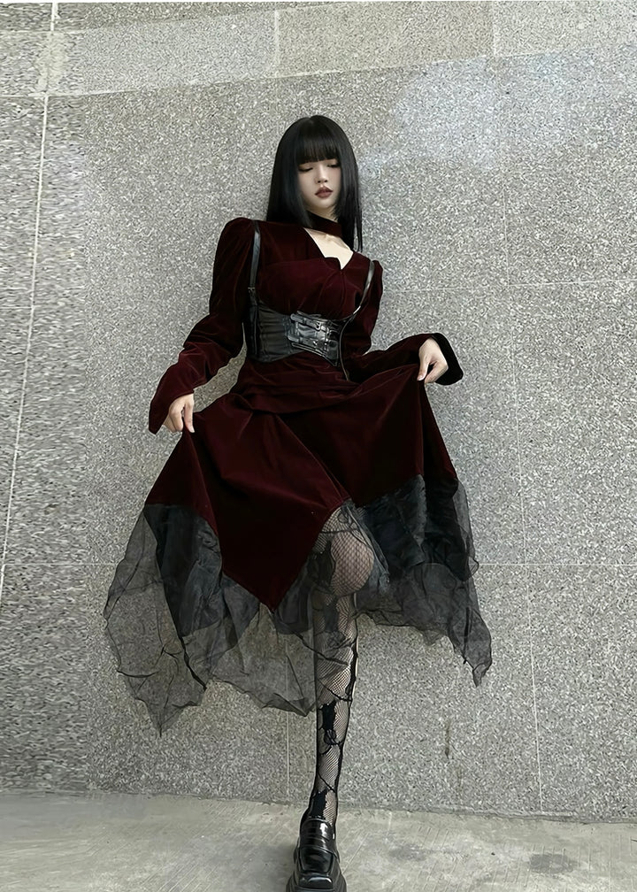 VELVET NOCTURNE DRESS / LG1268